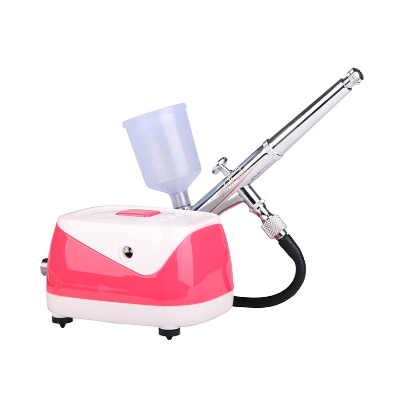 Súprava Airbrush s mini vzduchovým kompresorovým keflom pre make -up Airbrush, maľovanie tela